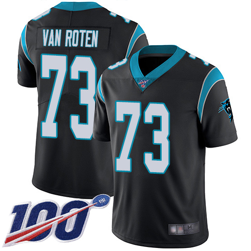 Carolina Panthers Limited Black Youth Greg Van Roten Home Jersey NFL Football #73 100th Season Vapor Untouchable
